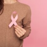 Female health check awareness.